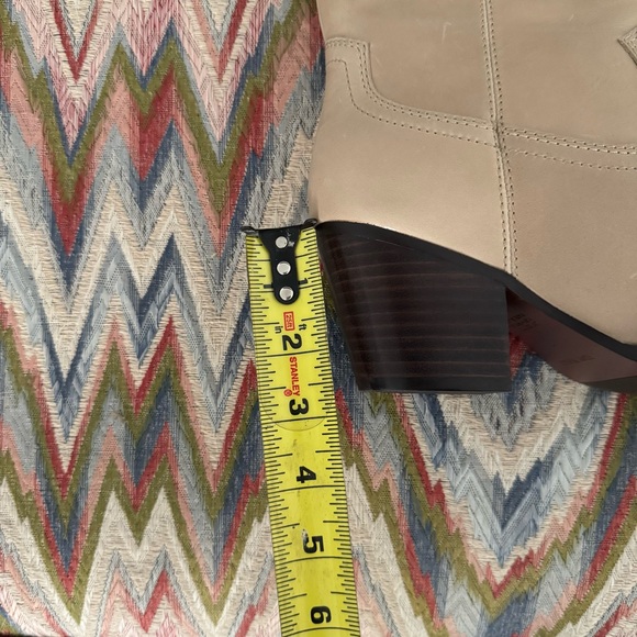 Tony Bianco psuedo beige wax ankle heeled booties - Picture 13 of 13